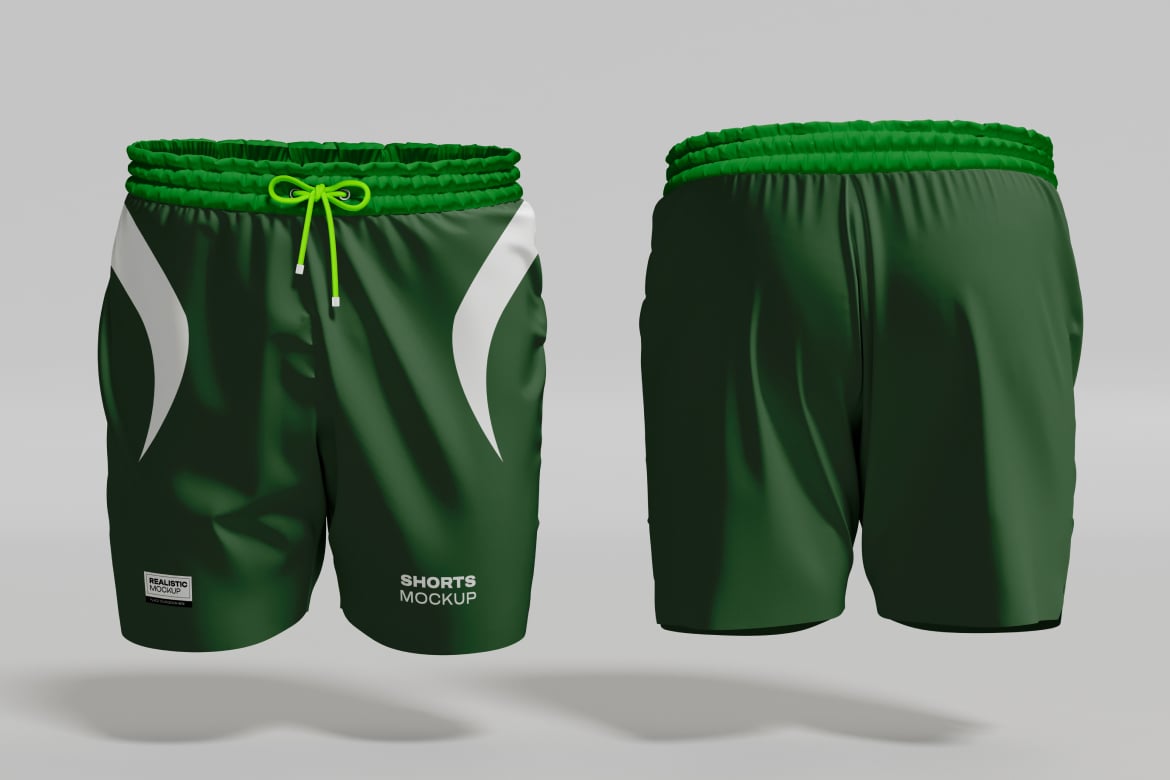 运动短裤服装展示样机 Shorts Mockup插图1 运动短裤服装展示样机 Shorts Mockup