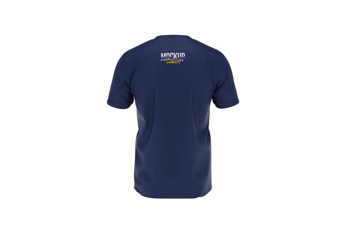 男士T恤设计展示样机 T-Shirt Mockup插图1 男士T恤设计展示样机 T-Shirt Mockup