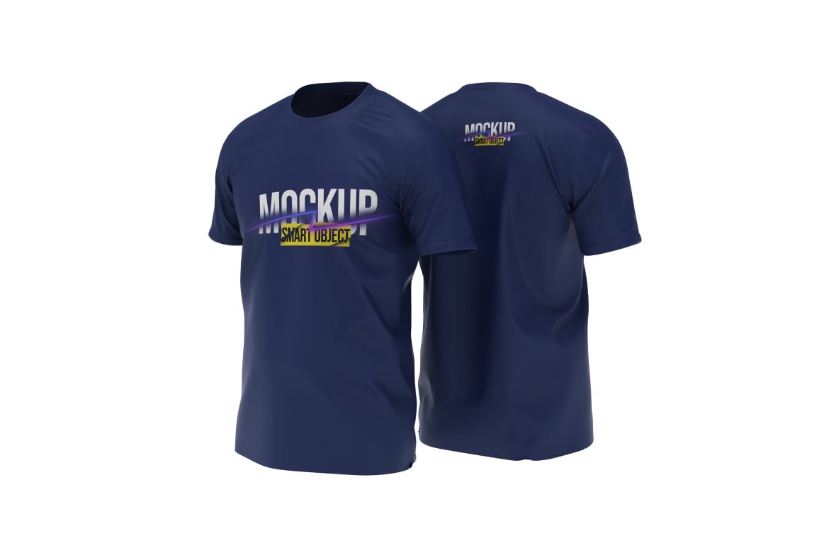男士T恤设计展示样机 T-Shirt Mockup插图2 男士T恤设计展示样机 T-Shirt Mockup