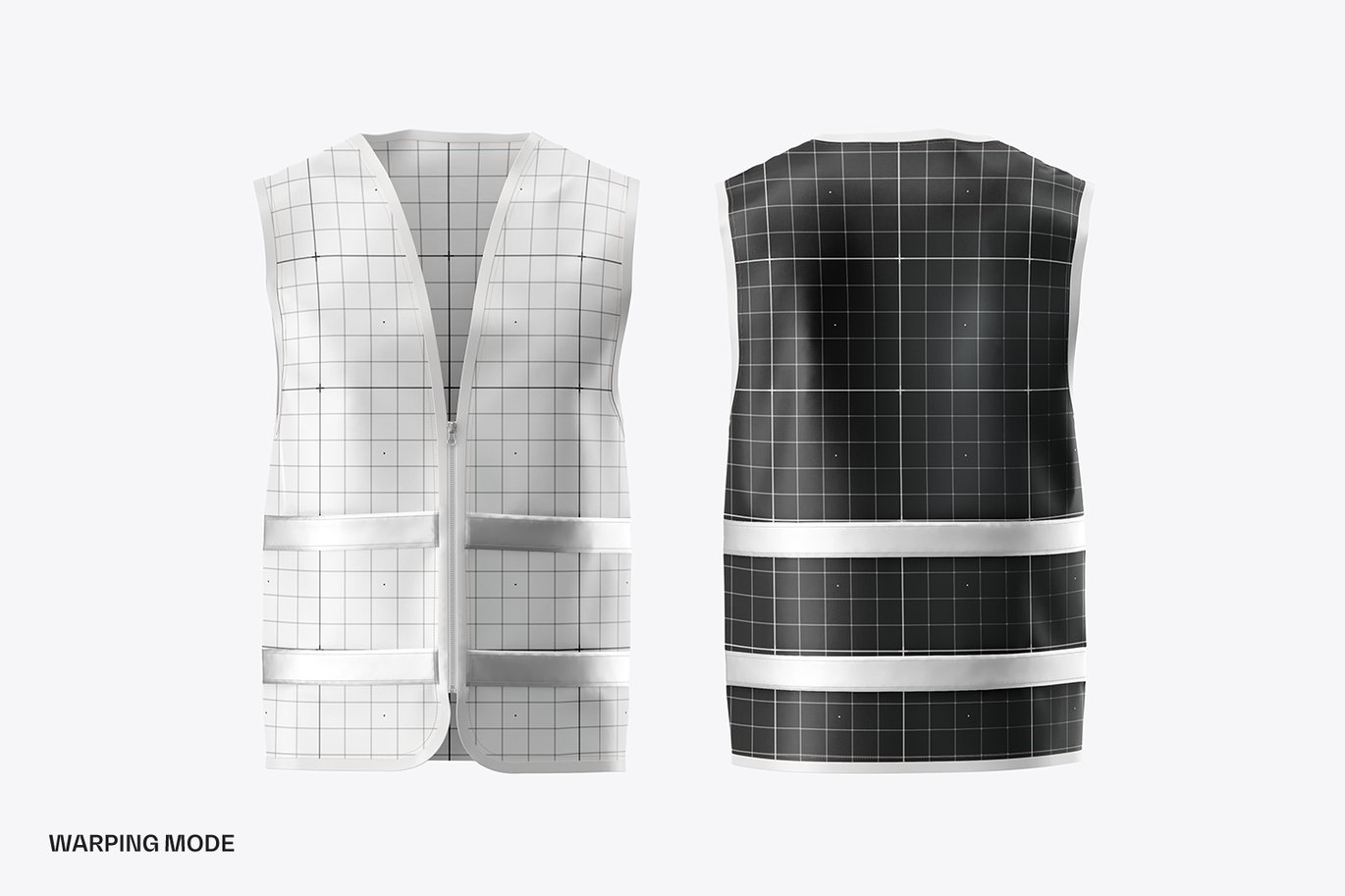建筑工地反光背心样机 Construction Safety Vest Mockup插图10 建筑工地反光背心样机 Construction Safety Vest Mockup