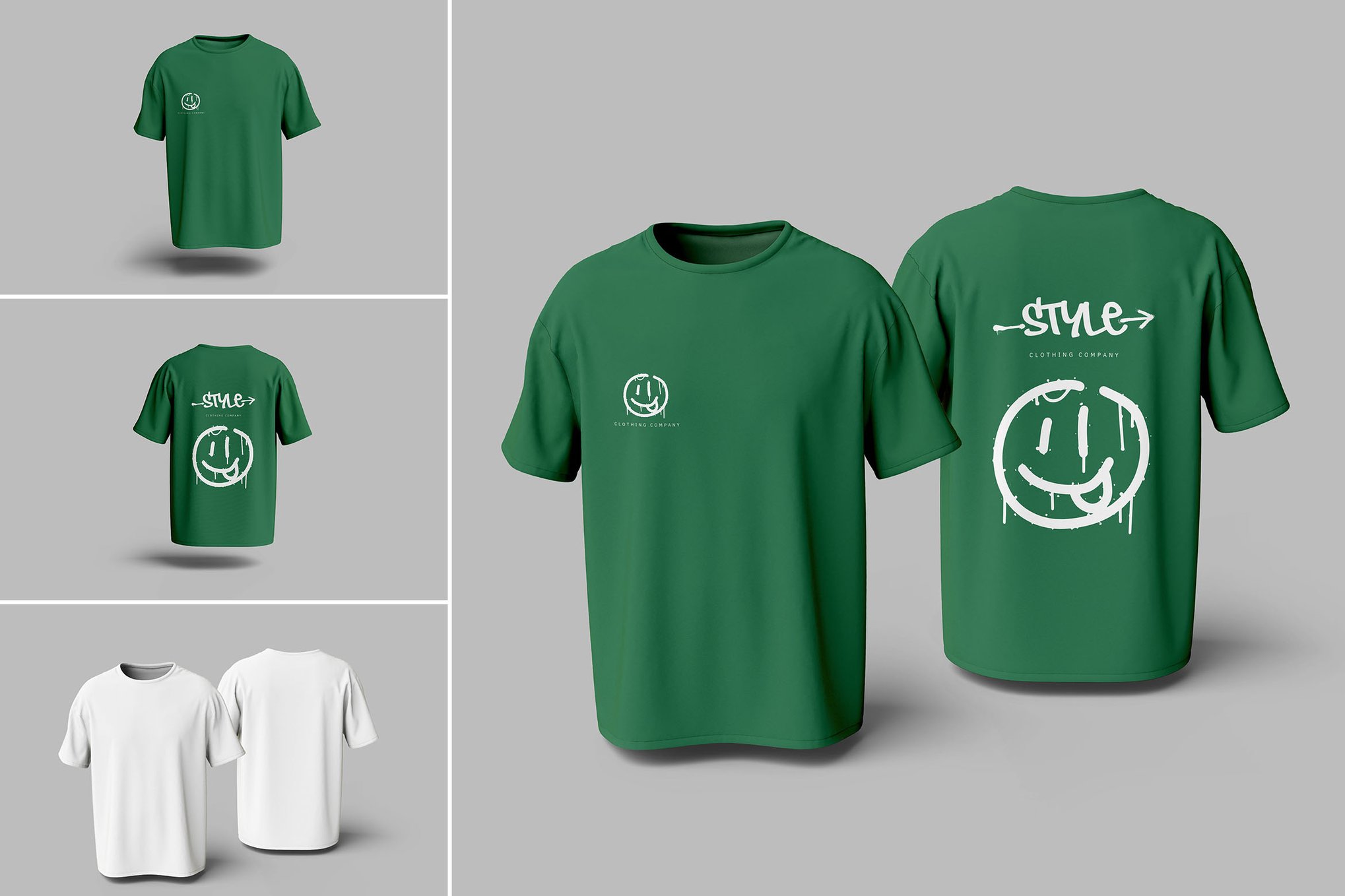 时尚T恤样机展示模版 T-Shirt Mockup插图 时尚T恤样机展示模版 T-Shirt Mockup