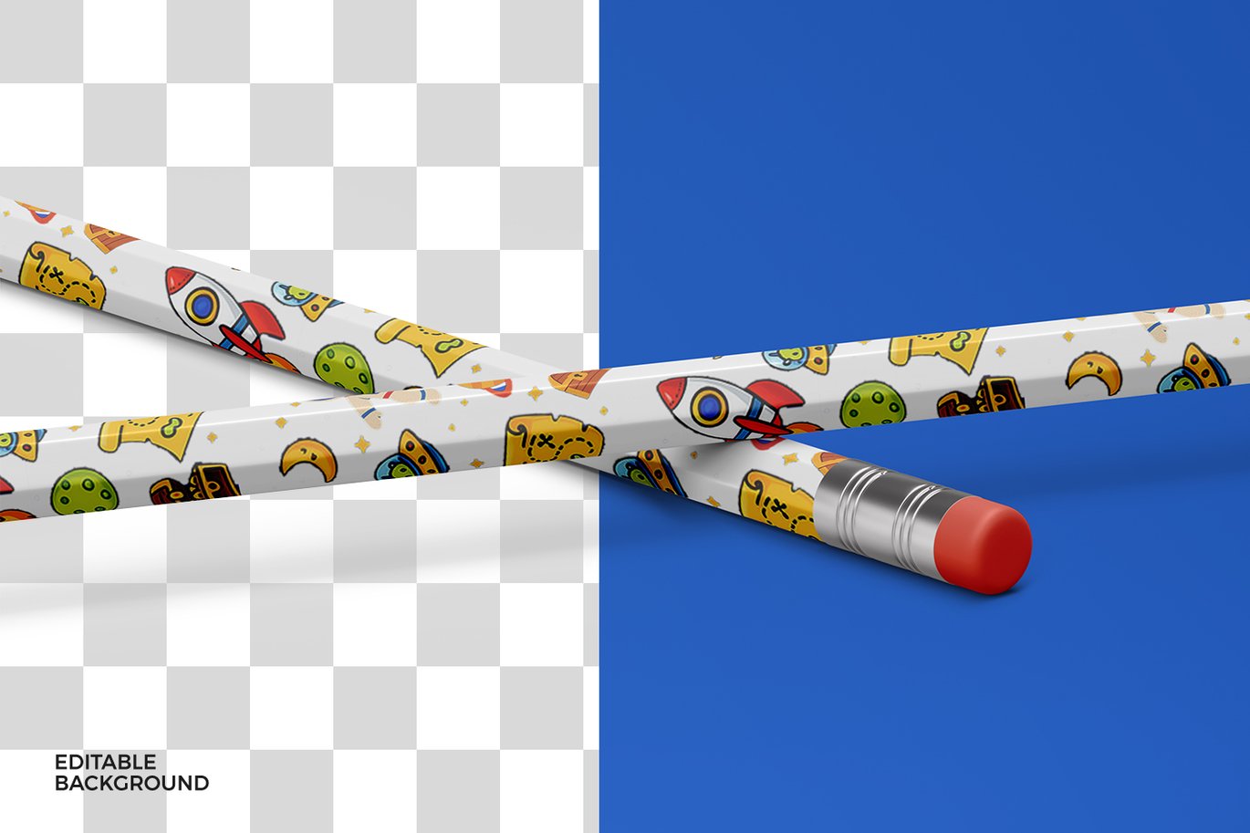 六边形铅笔套装样机 Hexagon Pencil Mockup Set插图11 六边形铅笔套装样机 Hexagon Pencil Mockup Set