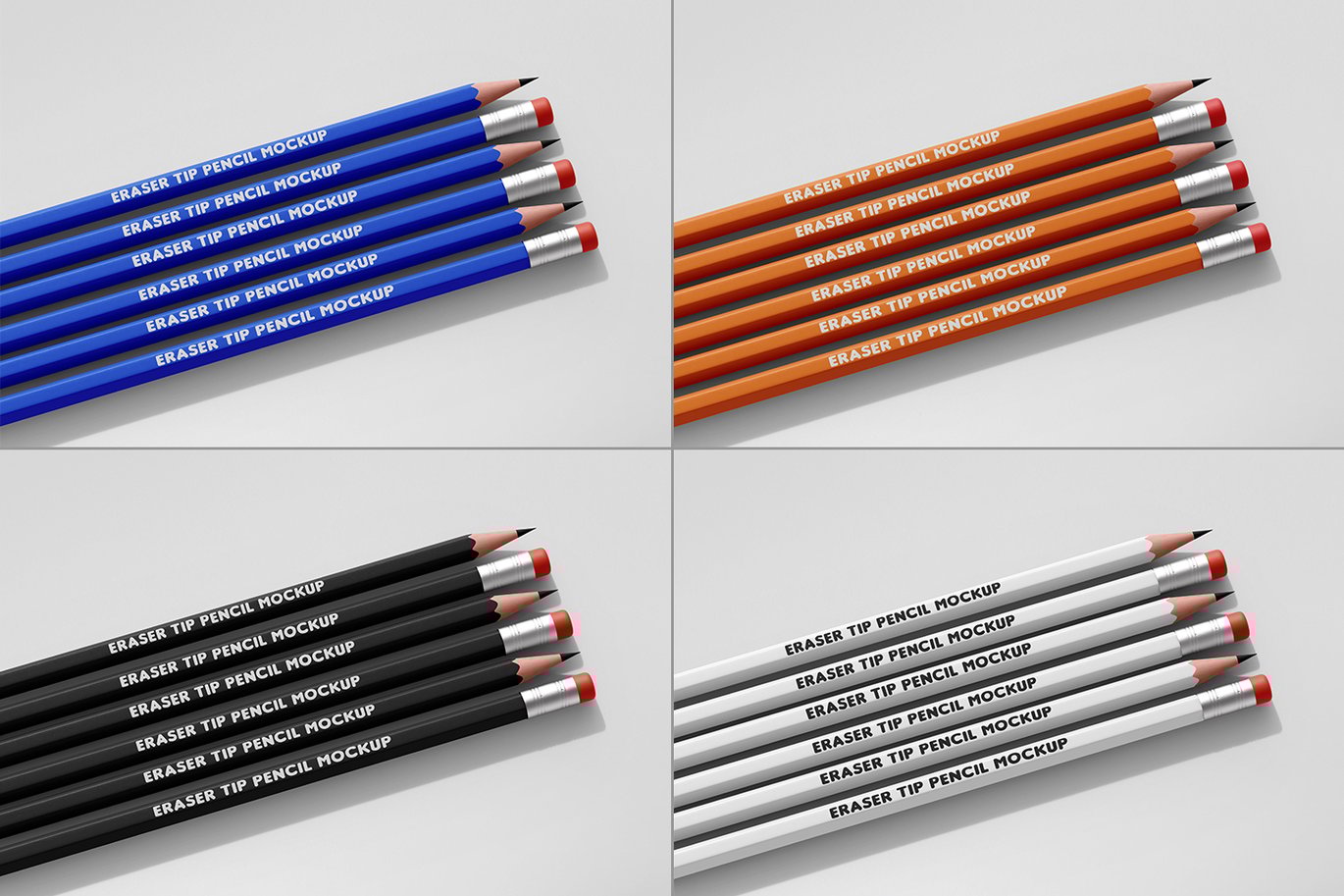 六边形铅笔套装样机 Hexagon Pencil Mockup Set插图6 六边形铅笔套装样机 Hexagon Pencil Mockup Set
