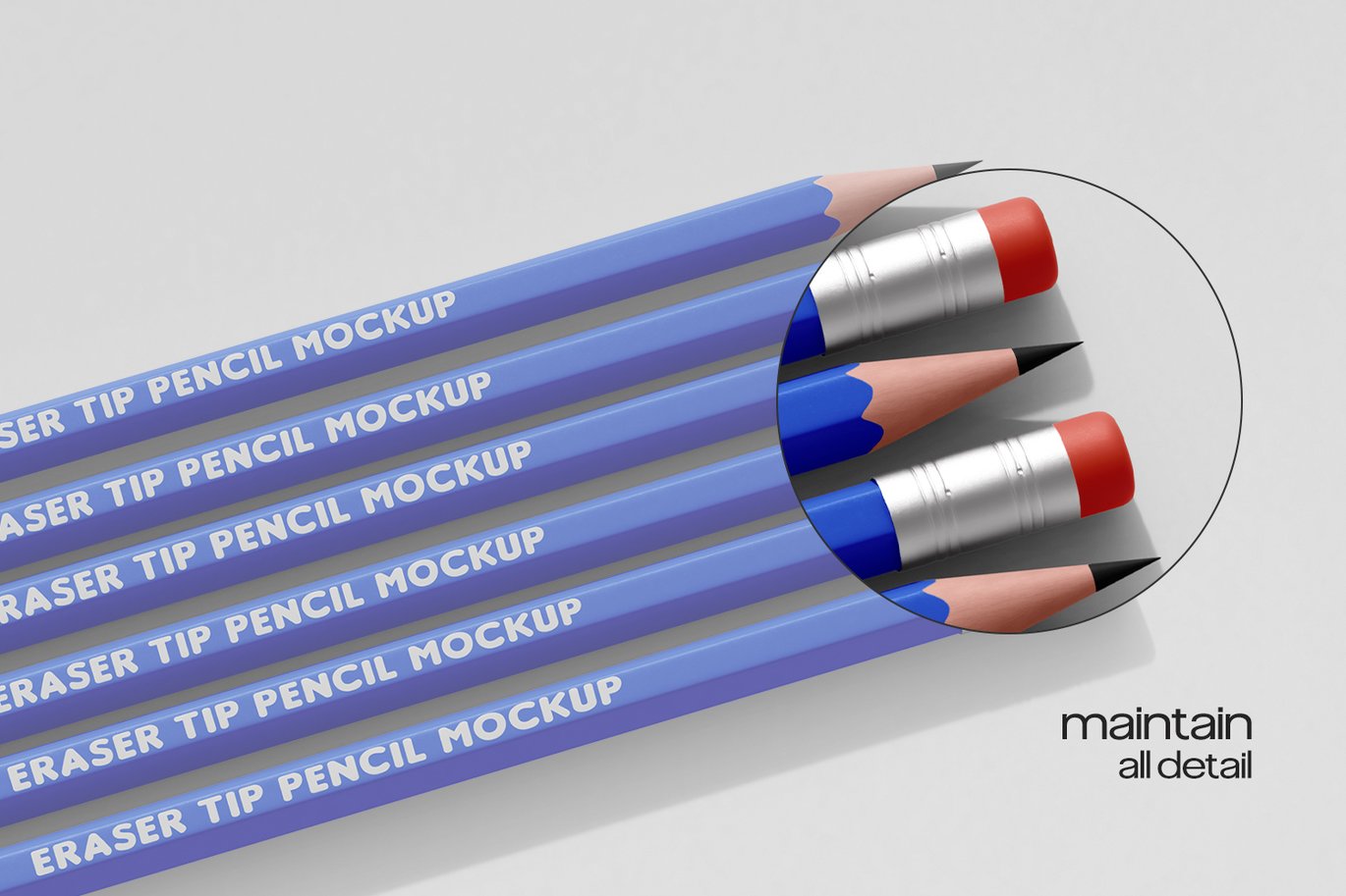 六边形铅笔套装样机 Hexagon Pencil Mockup Set插图3 六边形铅笔套装样机 Hexagon Pencil Mockup Set