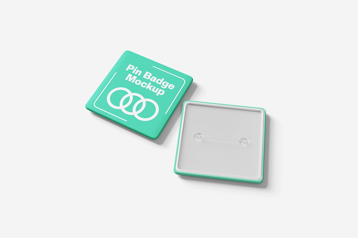 徽章别针空白模板样机 Pin Mockup插图2 徽章别针空白模板样机 Pin Mockup