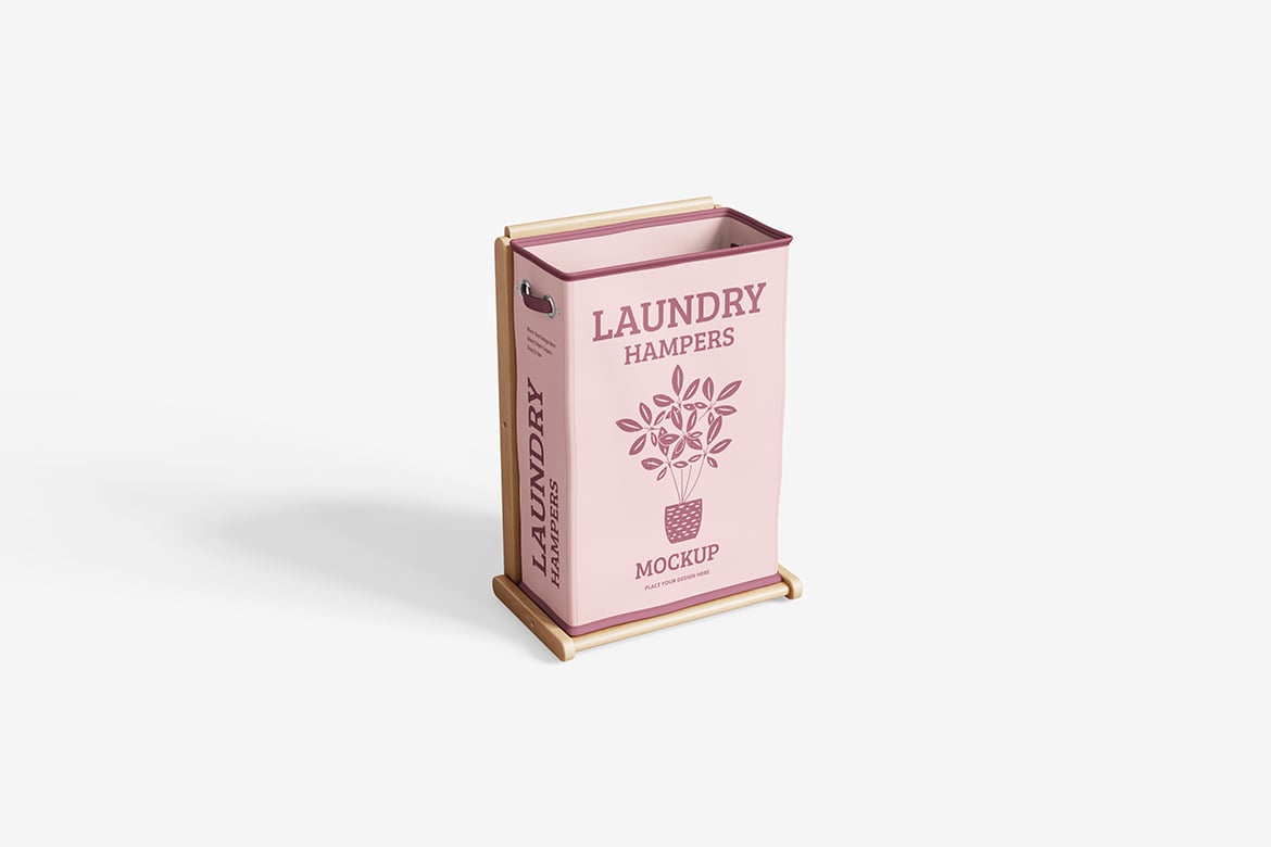洗衣筐家居用品样机 Laundry Hampers Mockup插图1 洗衣筐家居用品样机 Laundry Hampers Mockup