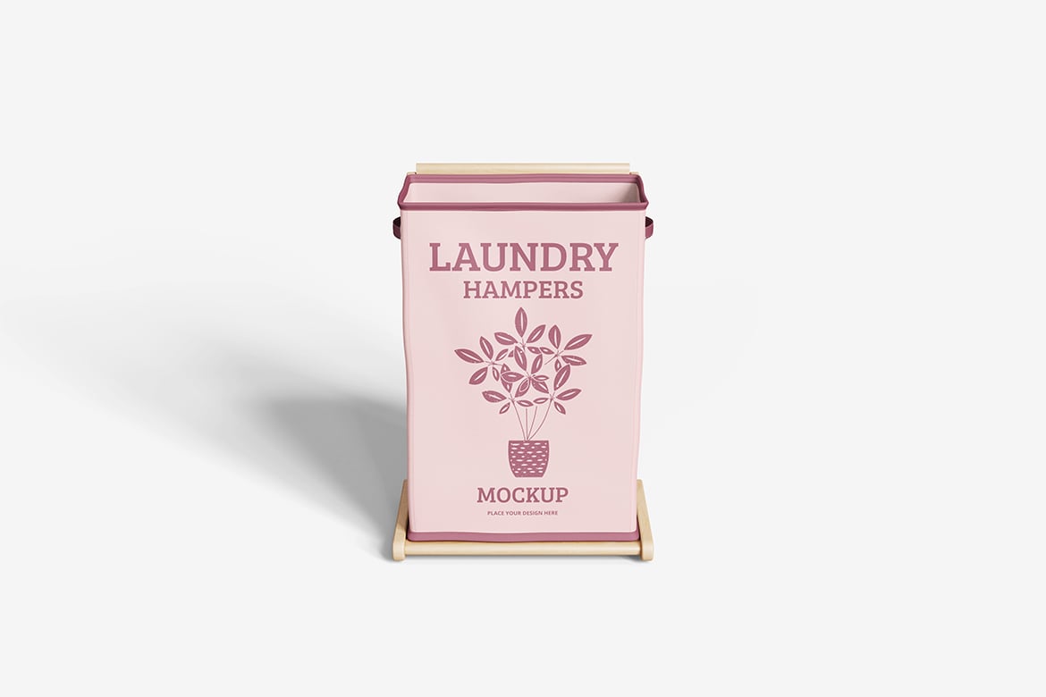 洗衣筐家居用品样机 Laundry Hampers Mockup插图2 洗衣筐家居用品样机 Laundry Hampers Mockup