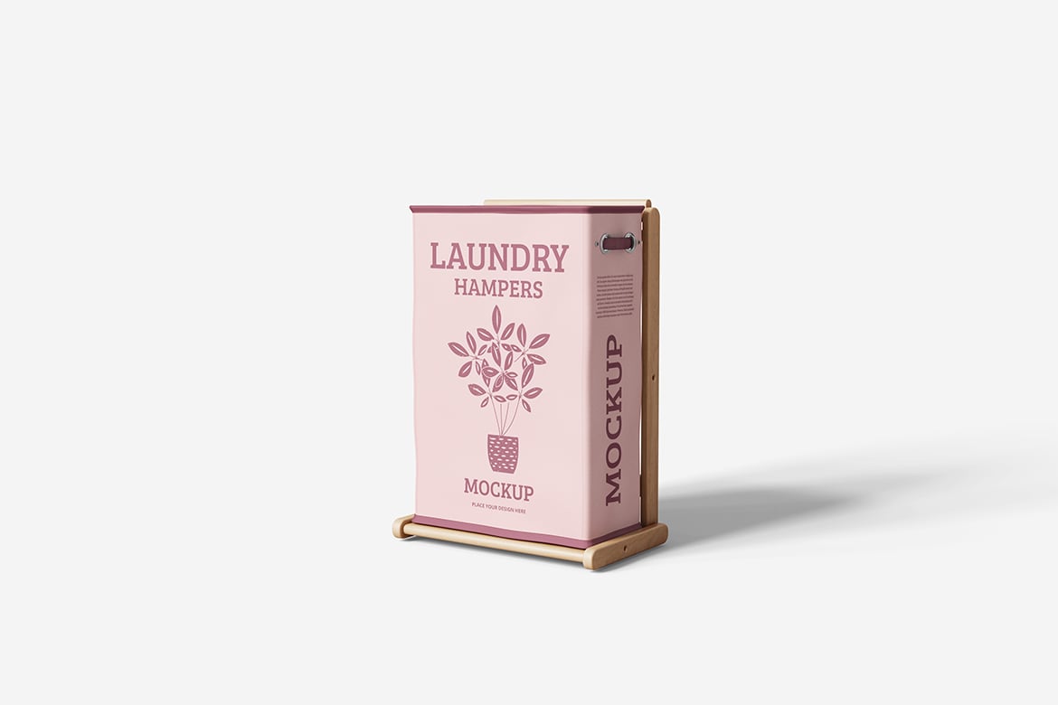 洗衣筐家居用品样机 Laundry Hampers Mockup插图5 洗衣筐家居用品样机 Laundry Hampers Mockup