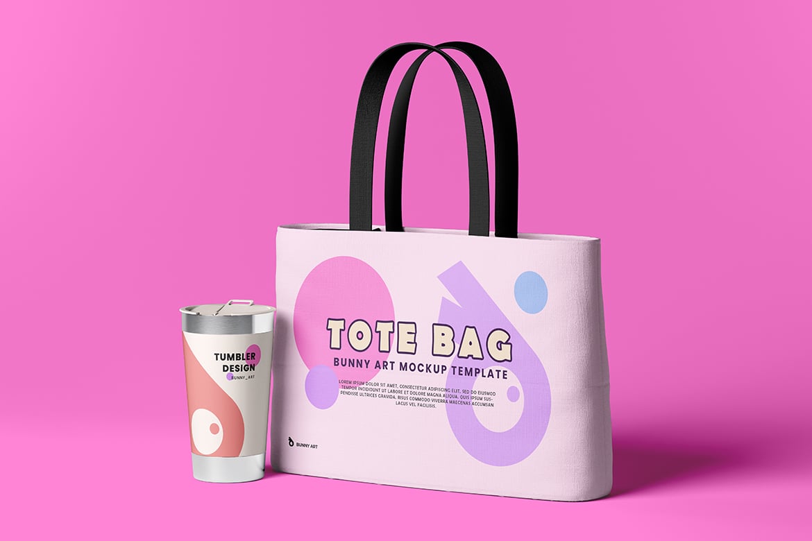 环保托特包样机模版 Tote Bag Mockup插图1 环保托特包样机模版 Tote Bag Mockup