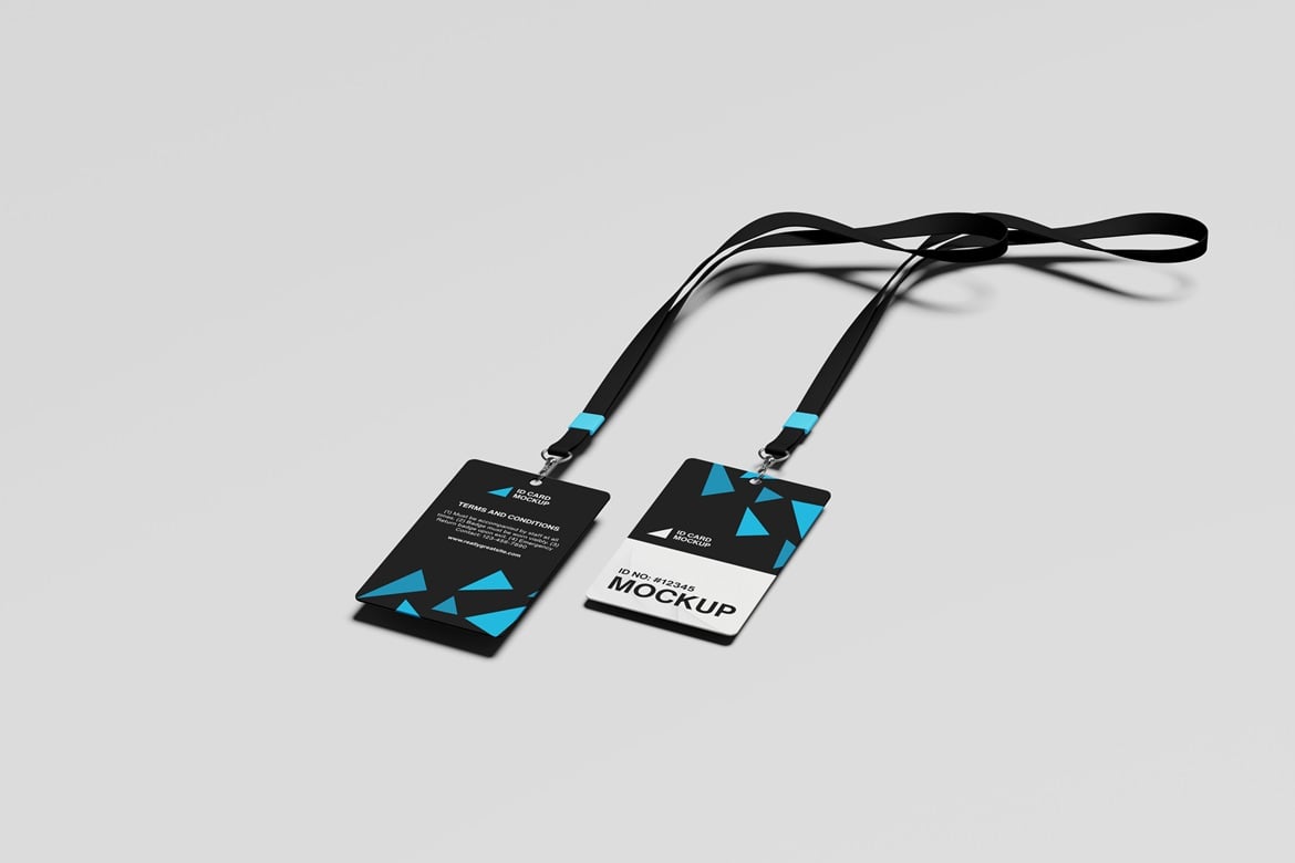 高品质工牌证件样机 High Quality ID Card Badge Mockup插图4 高品质工牌证件样机 High Quality ID Card Badge Mockup