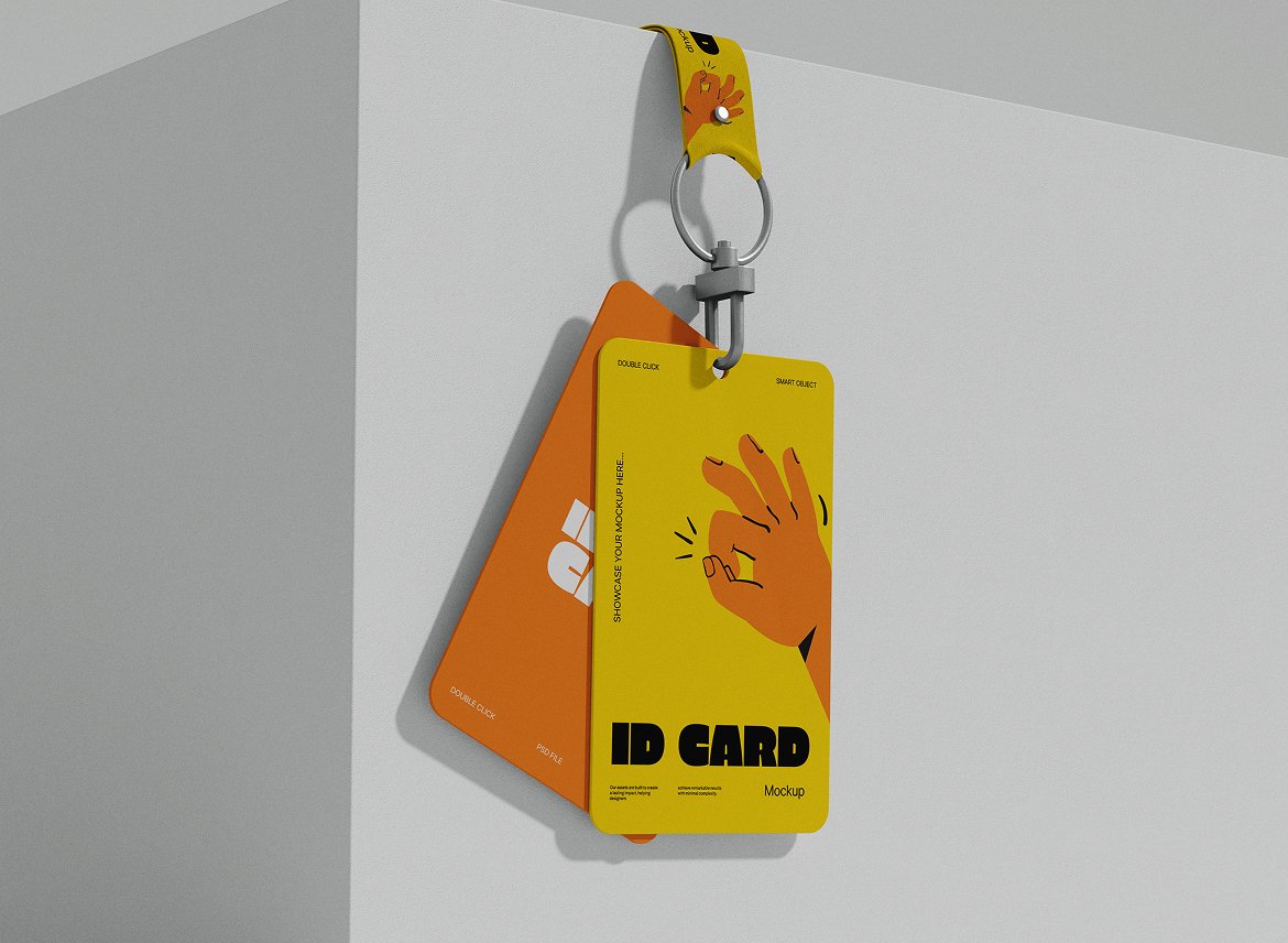 身份识别卡设计样机 ID Card Mockup插图1 身份识别卡设计样机 ID Card Mockup