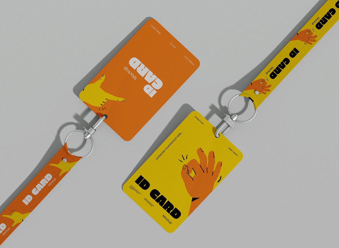 身份识别卡设计样机 ID Card Mockup插图2 身份识别卡设计样机 ID Card Mockup