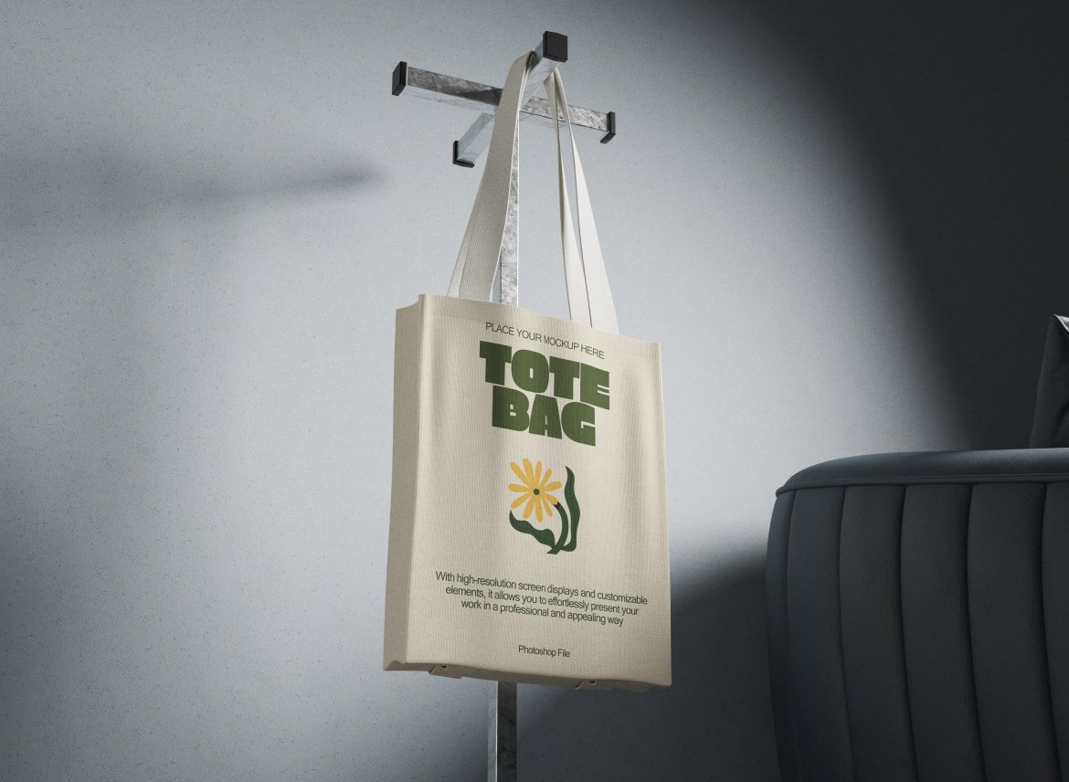 帆布手提袋场景样机 Canvas Bag Mockup插图1 帆布手提袋场景样机 Canvas Bag Mockup