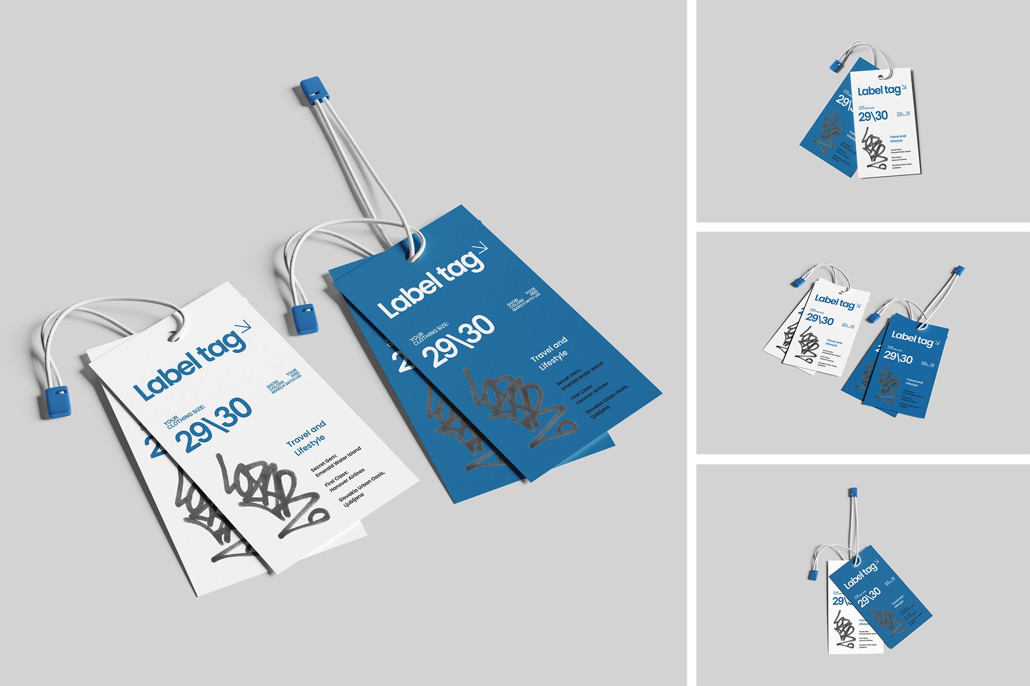 服装标签吊牌样机 Label Tag Mockup插图 服装标签吊牌样机 Label Tag Mockup