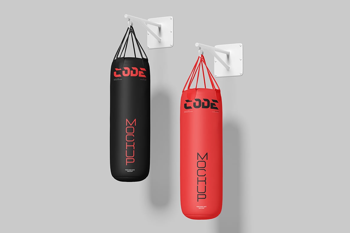 拳击沙袋立体样机 Punching Bag Mockup插图1 拳击沙袋立体样机 Punching Bag Mockup