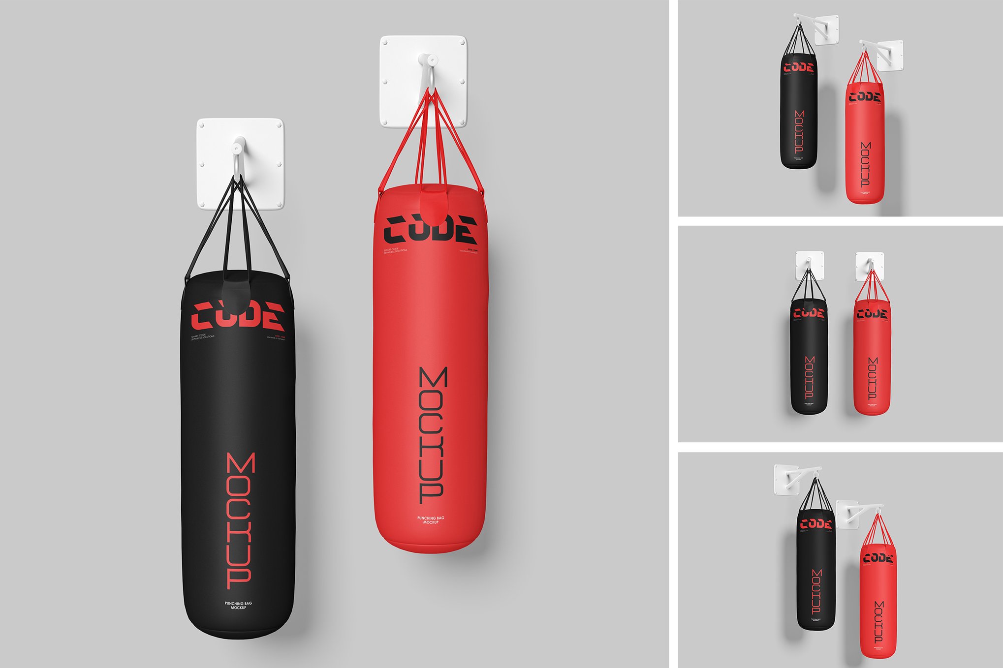 拳击沙袋立体样机 Punching Bag Mockup插图 拳击沙袋立体样机 Punching Bag Mockup