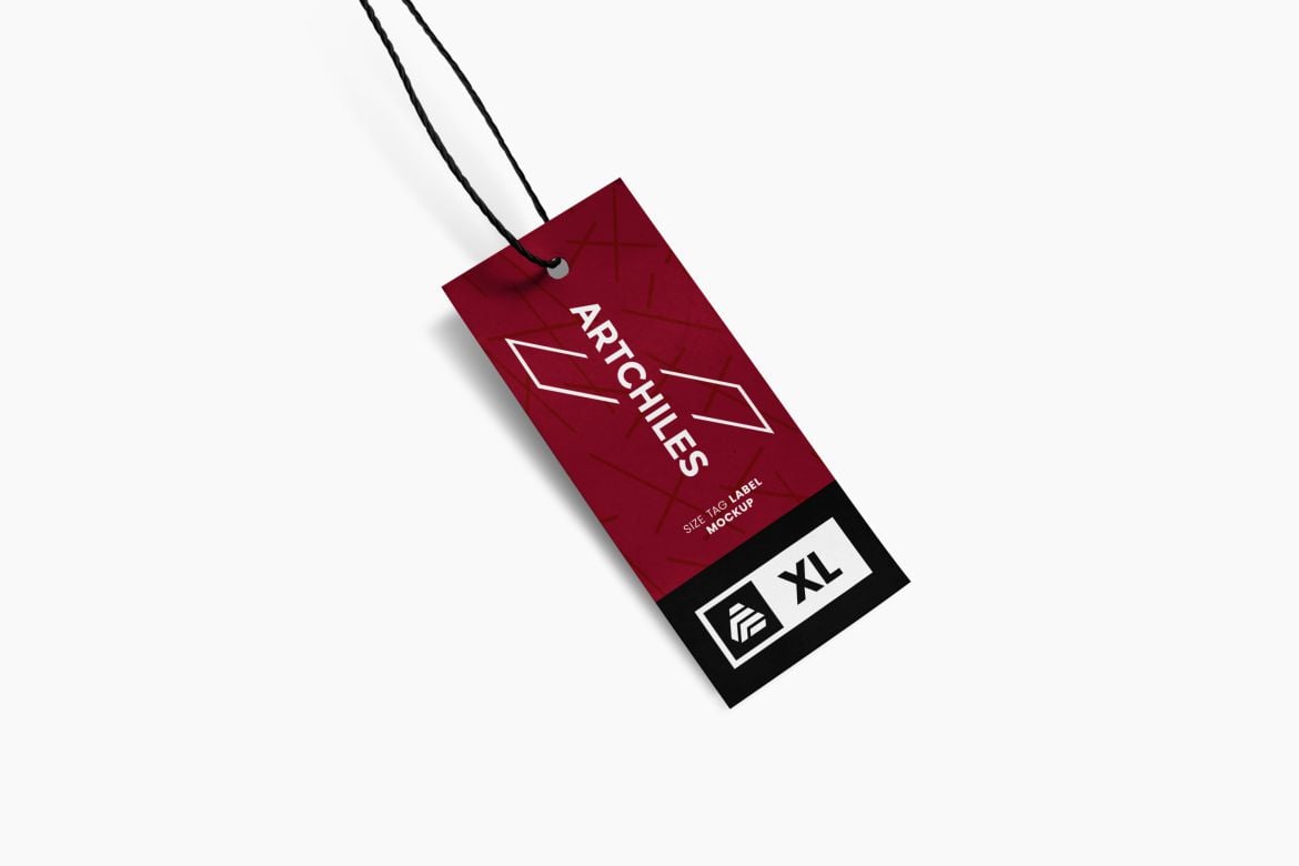 标签贴纸设计样机 Tag Label Mockup插图2 标签贴纸设计样机 Tag Label Mockup