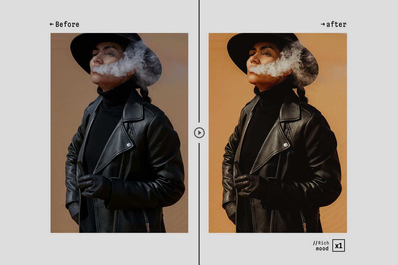 丰富情绪照片调色 Lightroom 预设和 Photoshop 动作 Rich Mood – Actions and Presets插图1 丰富情绪照片调色 Lightroom 预设和 Photoshop 动作 Rich Mood - Actions and Presets