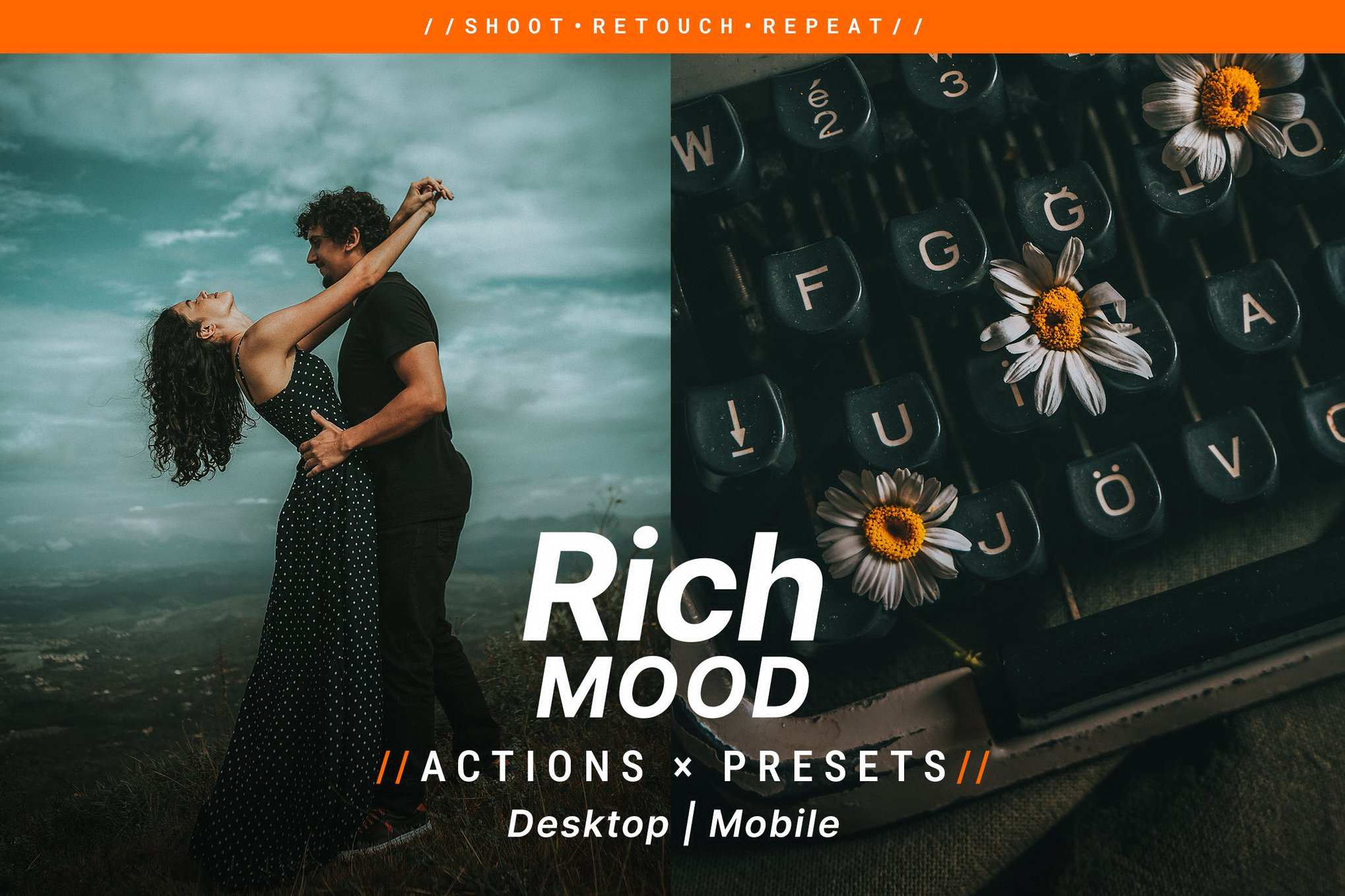 丰富情绪照片调色 Lightroom 预设和 Photoshop 动作 Rich Mood – Actions and Presets插图 丰富情绪照片调色 Lightroom 预设和 Photoshop 动作 Rich Mood - Actions and Presets