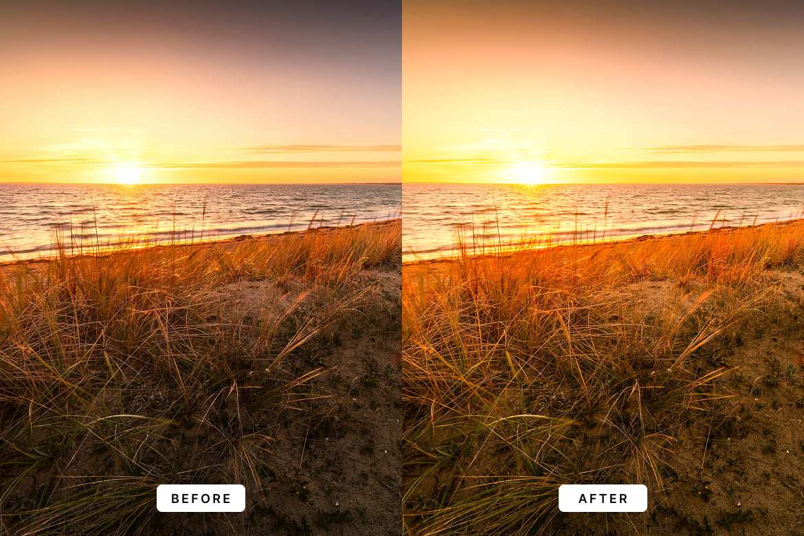 黄金时刻效果调色 Lightroom 预设 Golden Hour Lightroom Presets插图3 黄金时刻效果调色 Lightroom 预设 Golden Hour Lightroom Presets