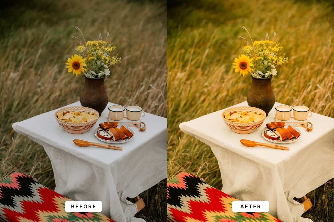 黄金时刻效果调色 Lightroom 预设 Golden Hour Lightroom Presets插图4 黄金时刻效果调色 Lightroom 预设 Golden Hour Lightroom Presets