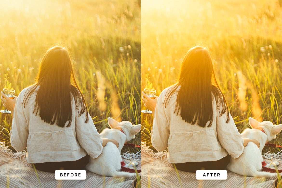 黄金时刻效果调色 Lightroom 预设 Golden Hour Lightroom Presets插图6 黄金时刻效果调色 Lightroom 预设 Golden Hour Lightroom Presets