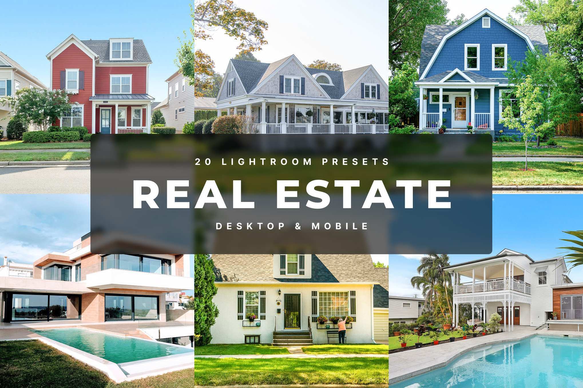房地产建筑摄影后期 Lightroom 预设 Real Estate Lightroom Presets插图 房地产建筑摄影后期 Lightroom 预设 Real Estate Lightroom Presets