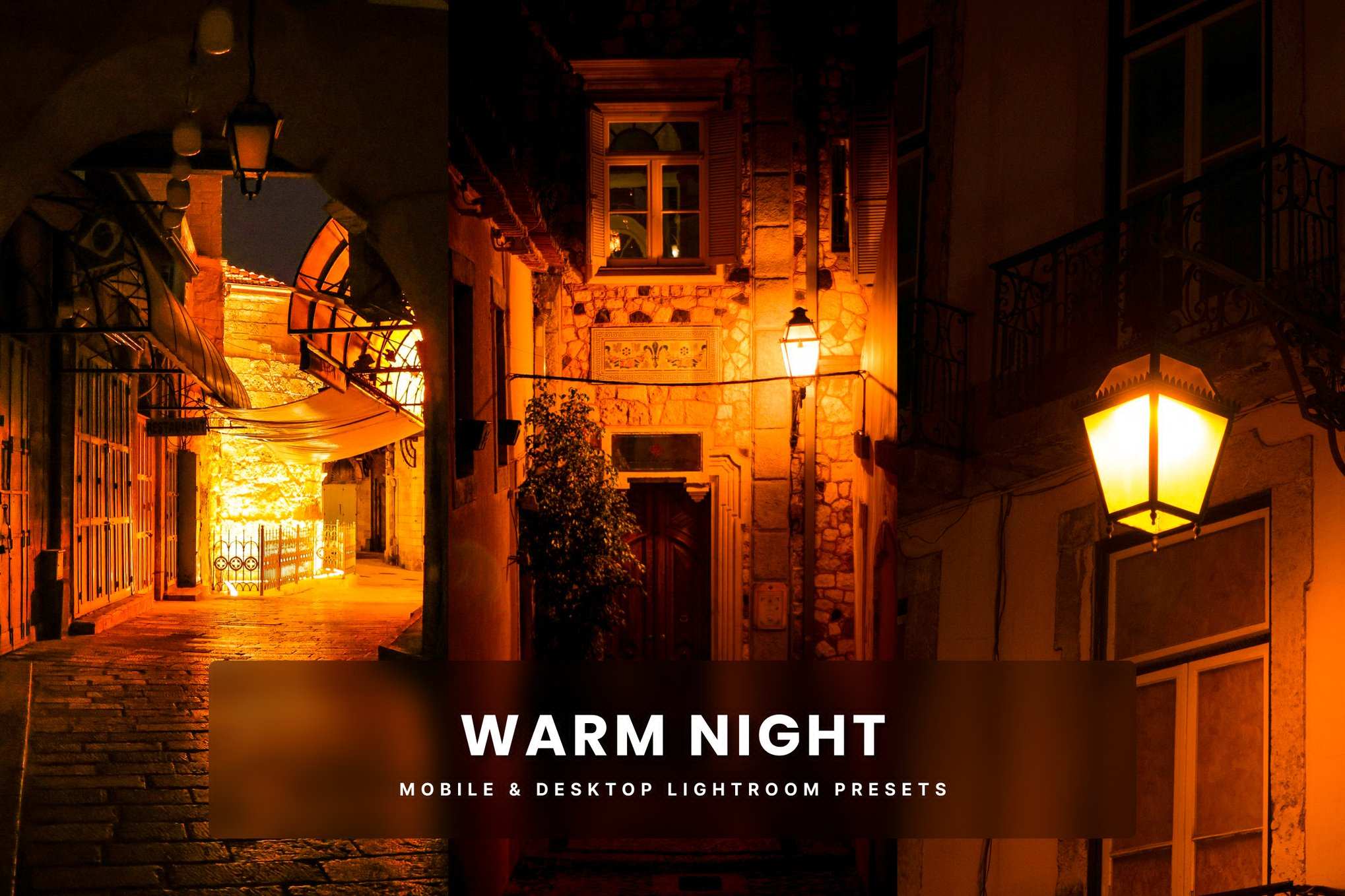 温暖夜晚氛围调色 Lightroom 预设 Warm Night Lightroom Presets插图 温暖夜晚氛围调色 Lightroom 预设 Warm Night Lightroom Presets