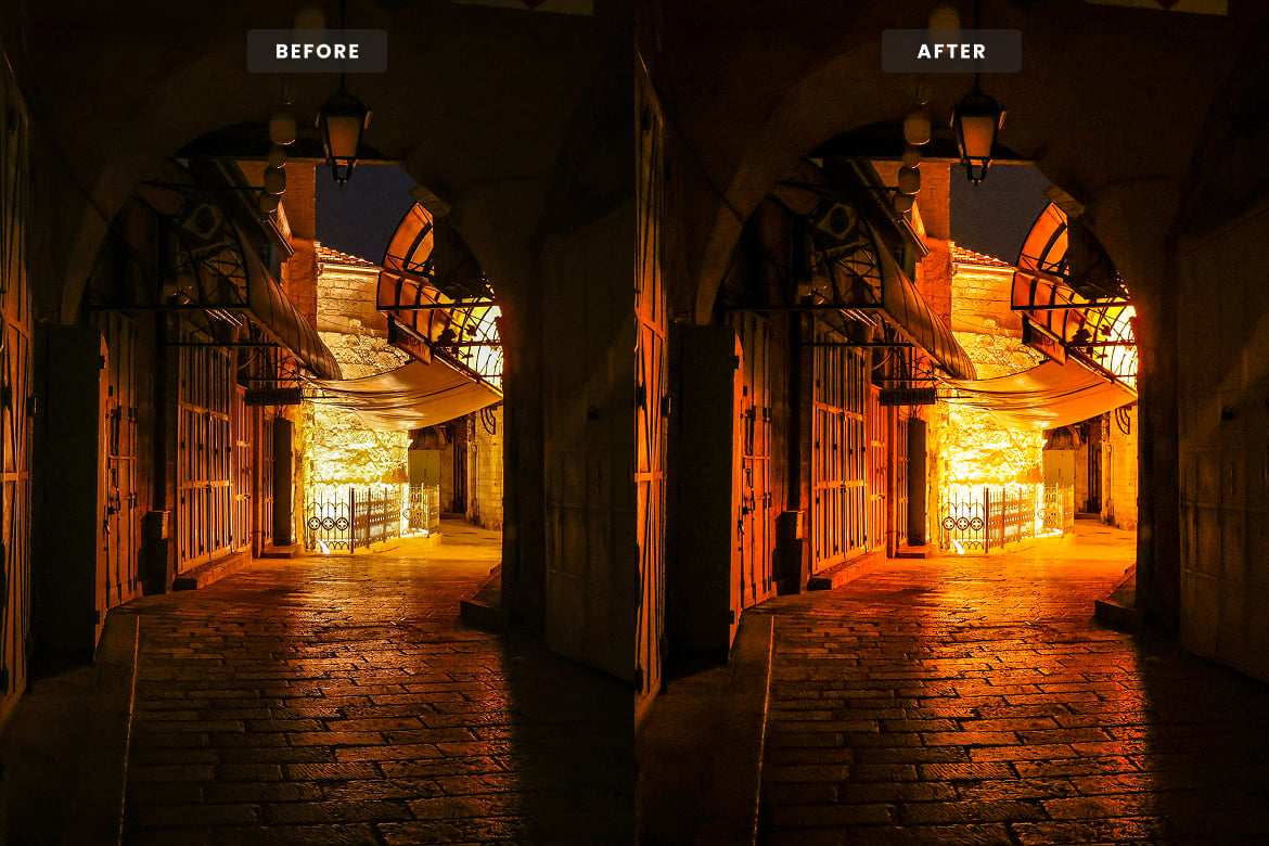 温暖夜晚氛围调色 Lightroom 预设 Warm Night Lightroom Presets插图1 温暖夜晚氛围调色 Lightroom 预设 Warm Night Lightroom Presets