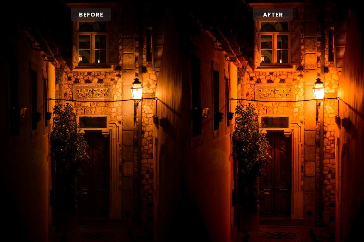 温暖夜晚氛围调色 Lightroom 预设 Warm Night Lightroom Presets插图3 温暖夜晚氛围调色 Lightroom 预设 Warm Night Lightroom Presets
