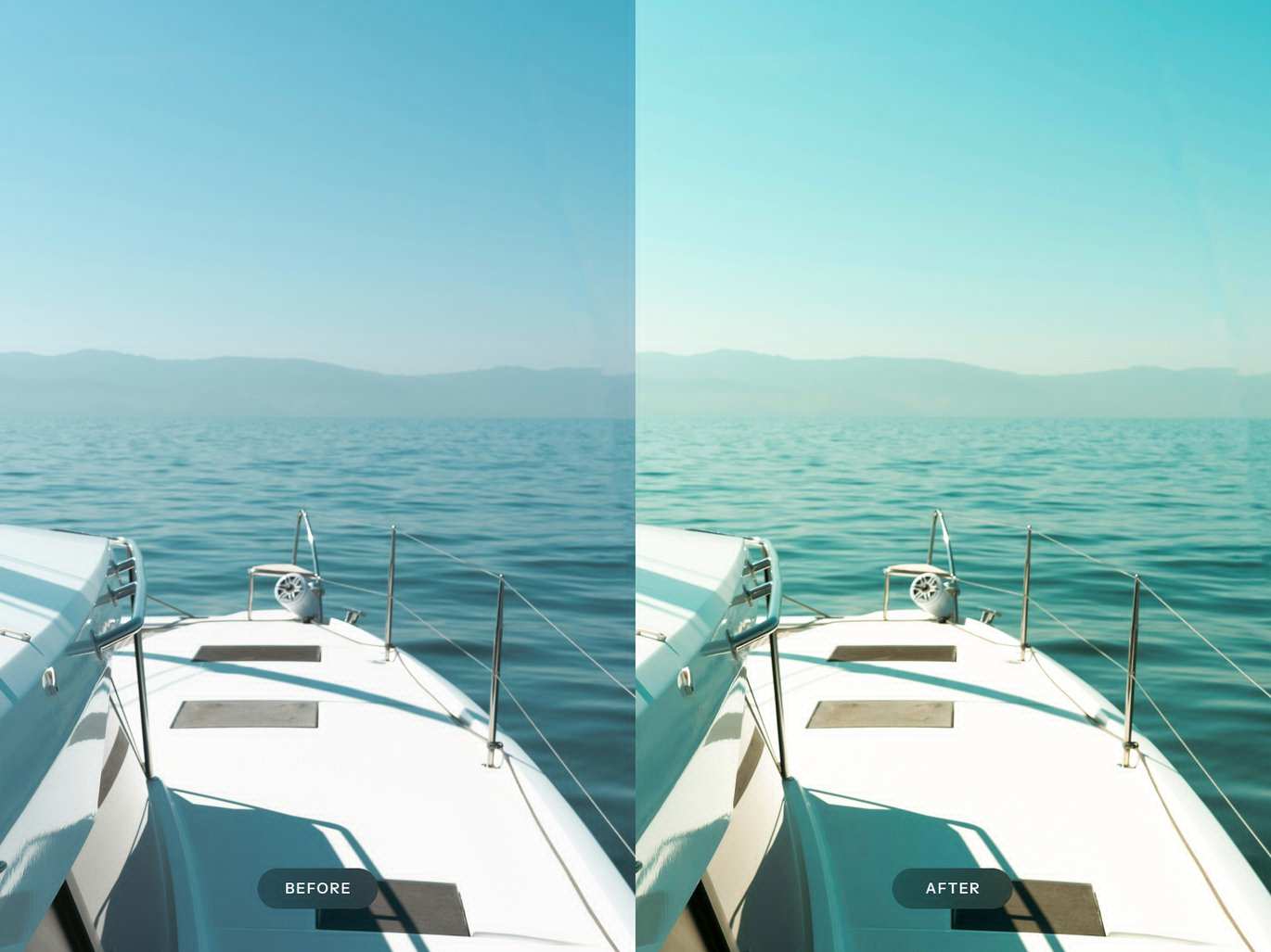 海上摄影主题调色 Lightroom 预设 Life at Sea Lightroom Presets插图3 海上摄影主题调色 Lightroom 预设 Life at Sea Lightroom Presets
