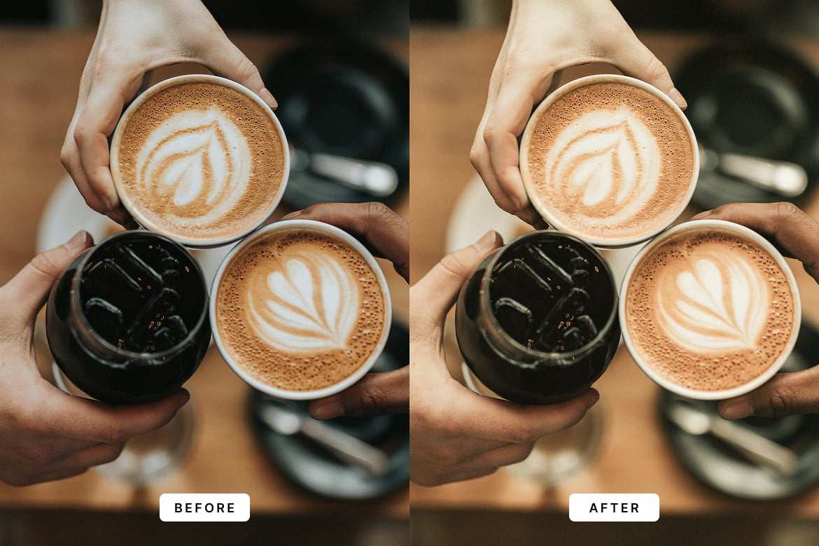咖啡店氛围调色Lightroom预设集 Coffee Shop Lightroom Presets插图1 咖啡店氛围调色Lightroom预设集 Coffee Shop Lightroom Presets