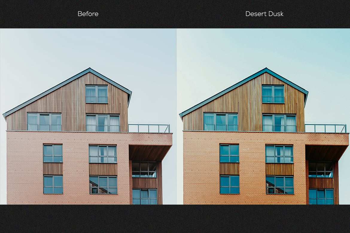 户外建筑摄影调色 Lightroom 预设 Exterior Lightroom Presets插图3 户外建筑摄影调色 Lightroom 预设 Exterior Lightroom Presets