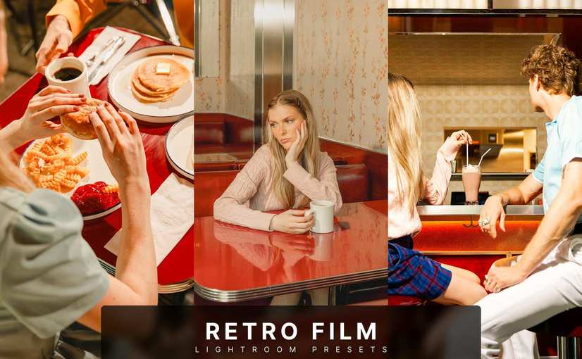 复古胶片摄影后期处理 Lightroom 预设和 Photoshop 动作 Retro Film Lightroom Presets and Actions