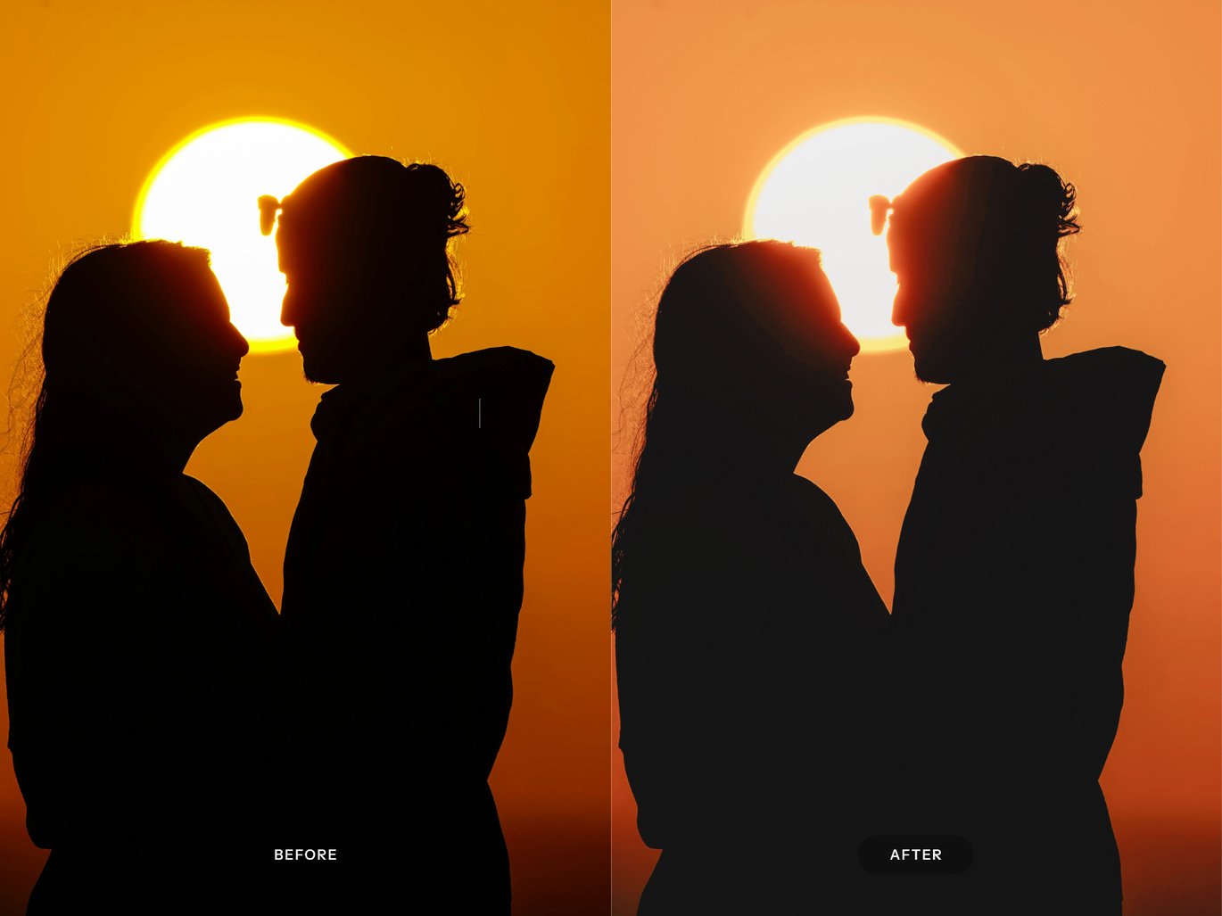 日落黄昏风景照片后期调色 Lightroom 预设和 Photoshop 动作 Sunset Lightroom Presets and Actions插图3 日落黄昏风景照片后期调色 Lightroom 预设和 Photoshop 动作 Sunset Lightroom Presets and Actions