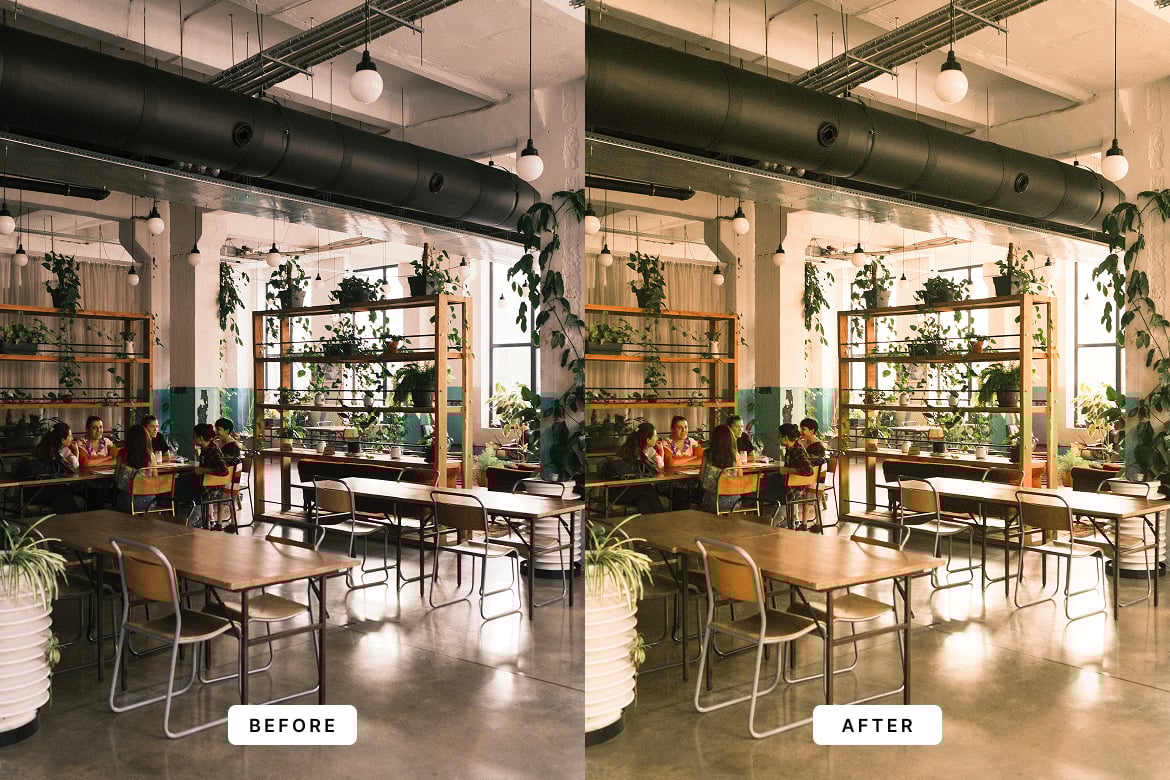 舒适咖啡馆氛围照片调色 Lightroom 预设和 Photoshop 动作 Cozy Caffe Lightroom Presets and Actions插图1 舒适咖啡馆氛围照片调色 Lightroom 预设和 Photoshop 动作 Cozy Caffe Lightroom Presets and Actions