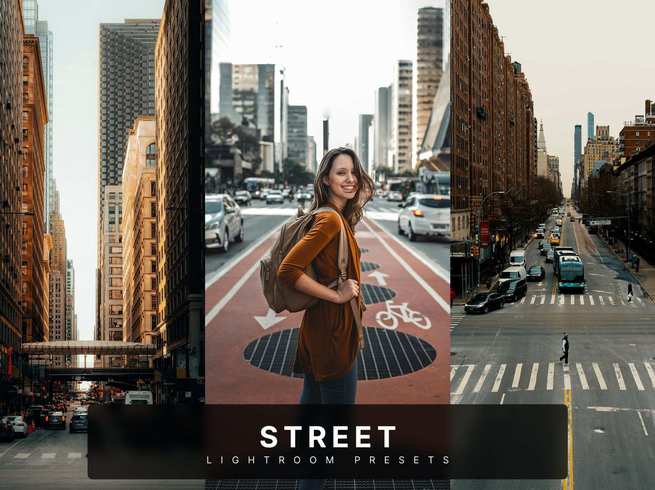 城市街头摄影照片后期调色 Lightroom 预设和 Photoshop 动作 Street Lightroom Presets and Actions