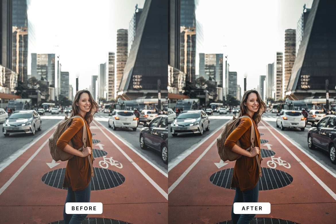 城市街头摄影照片后期调色 Lightroom 预设和 Photoshop 动作 Street Lightroom Presets and Actions插图3 城市街头摄影照片后期调色 Lightroom 预设和 Photoshop 动作 Street Lightroom Presets and Actions