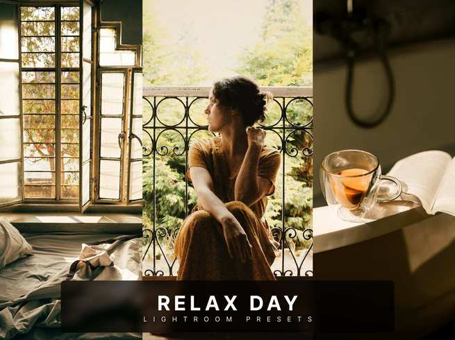 休闲日常照片后期处理 Lightroom 预设和 Photoshop 动作 Relax Day Lightroom Presets and Actions