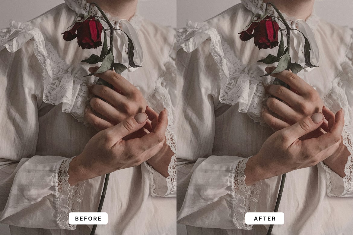 雅致胶片风格照片后期调色 Lightroom 预设和 Photoshop 动作 Chic Film Lightroom Presets and Actions插图3 雅致胶片风格照片后期调色 Lightroom 预设和 Photoshop 动作 Chic Film Lightroom Presets and Actions