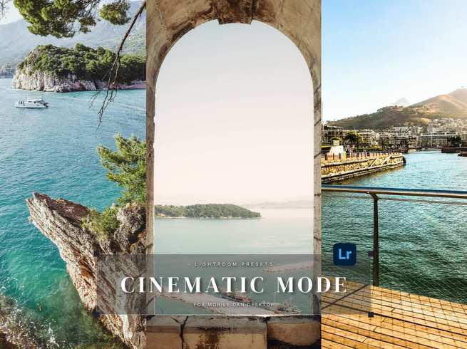 电影模式照片后期调色处理 Lightroom 预设和PS动作 Cinematic Mode Lightroom Presets and Actions