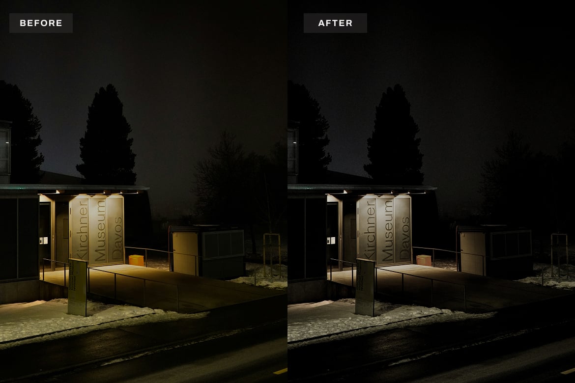 午夜氛围照片后期调色处理 Lightroom 预设和PS动作 After Hours Lightroom Presets and Actions插图1 午夜氛围照片后期调色处理 Lightroom 预设和PS动作 After Hours Lightroom Presets and Actions