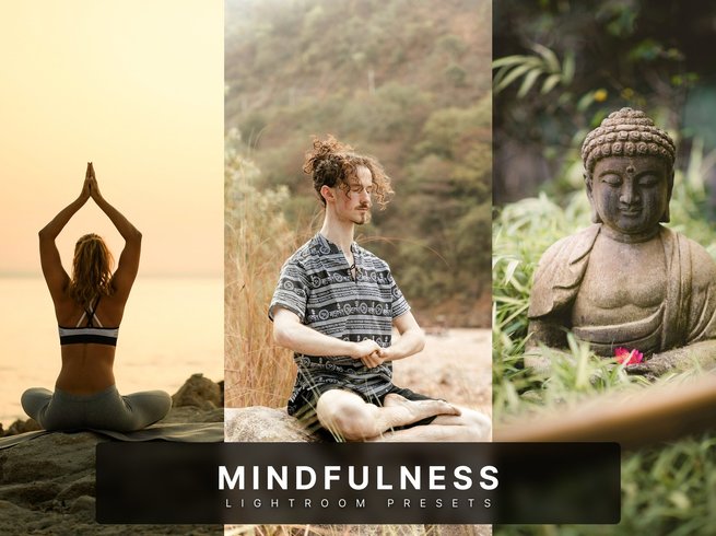 正念疗愈生活照片后期处理 Lightroom 预设和PS动作 Mindfulness Lightroom Presets and Actions