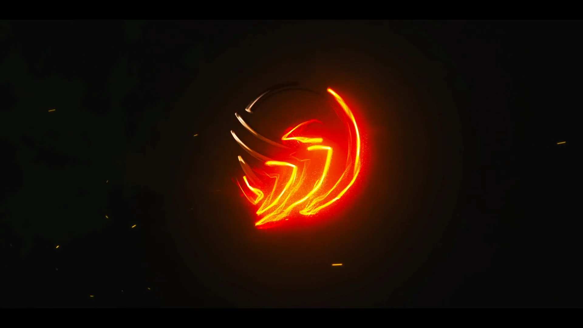 火焰燃烧标志演绎动画AE模板 Fire Logo Reveal插图2