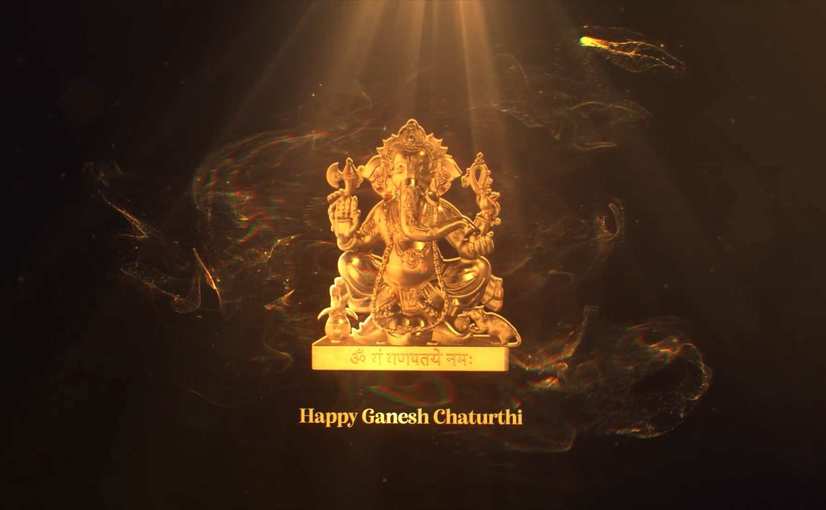 甘尼什节印度教庆典开场视频AE模板 ganesh chaturthi intro
