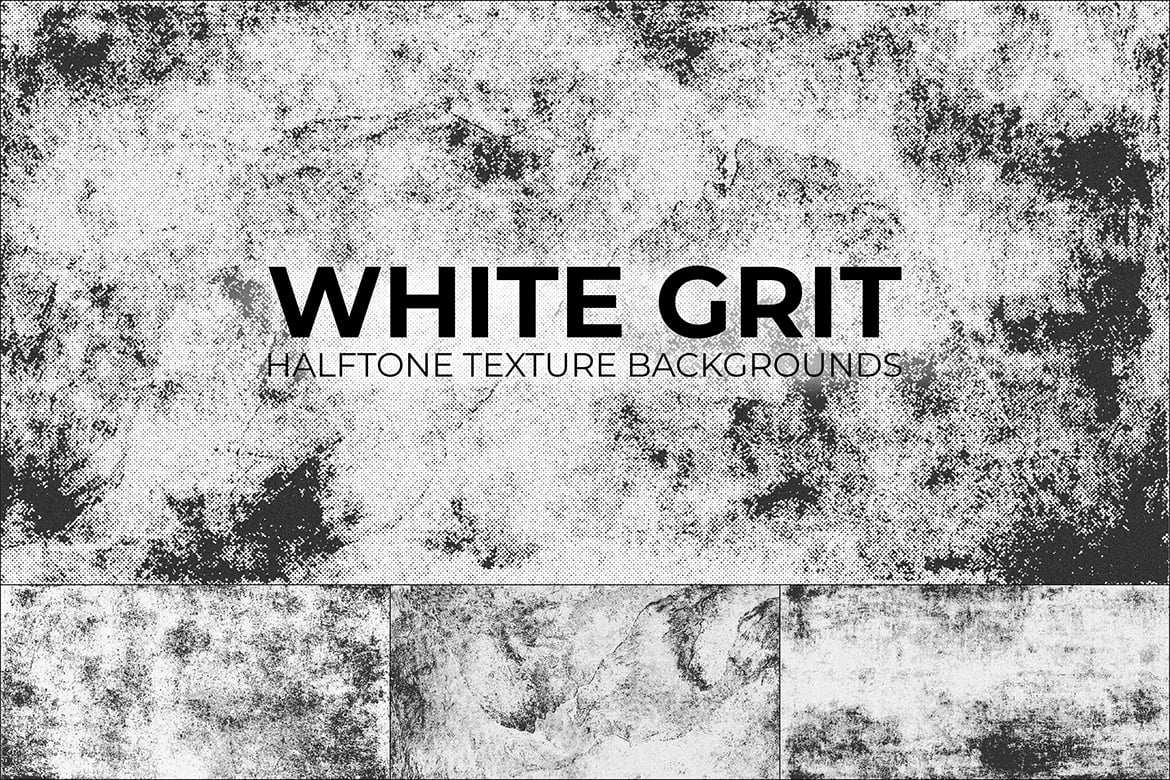10个白色颗粒半色调纹理 10 White Grit Halftone Textures插图1 10个白色颗粒半色调纹理 10 White Grit Halftone Textures