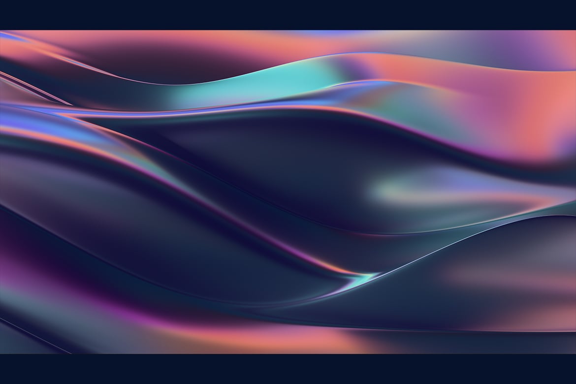4款虹彩波浪流线未来3D背景 Iridescent Wave Flow Futuristic 3D Background插图3 4款虹彩波浪流线未来3D背景 Iridescent Wave Flow Futuristic 3D Background