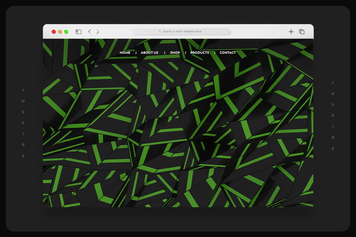 5款绿黑多边形条纹3D背景 Green Black Polygonal Striped 3D Background插图3 5款绿黑多边形条纹3D背景 Green Black Polygonal Striped 3D Background