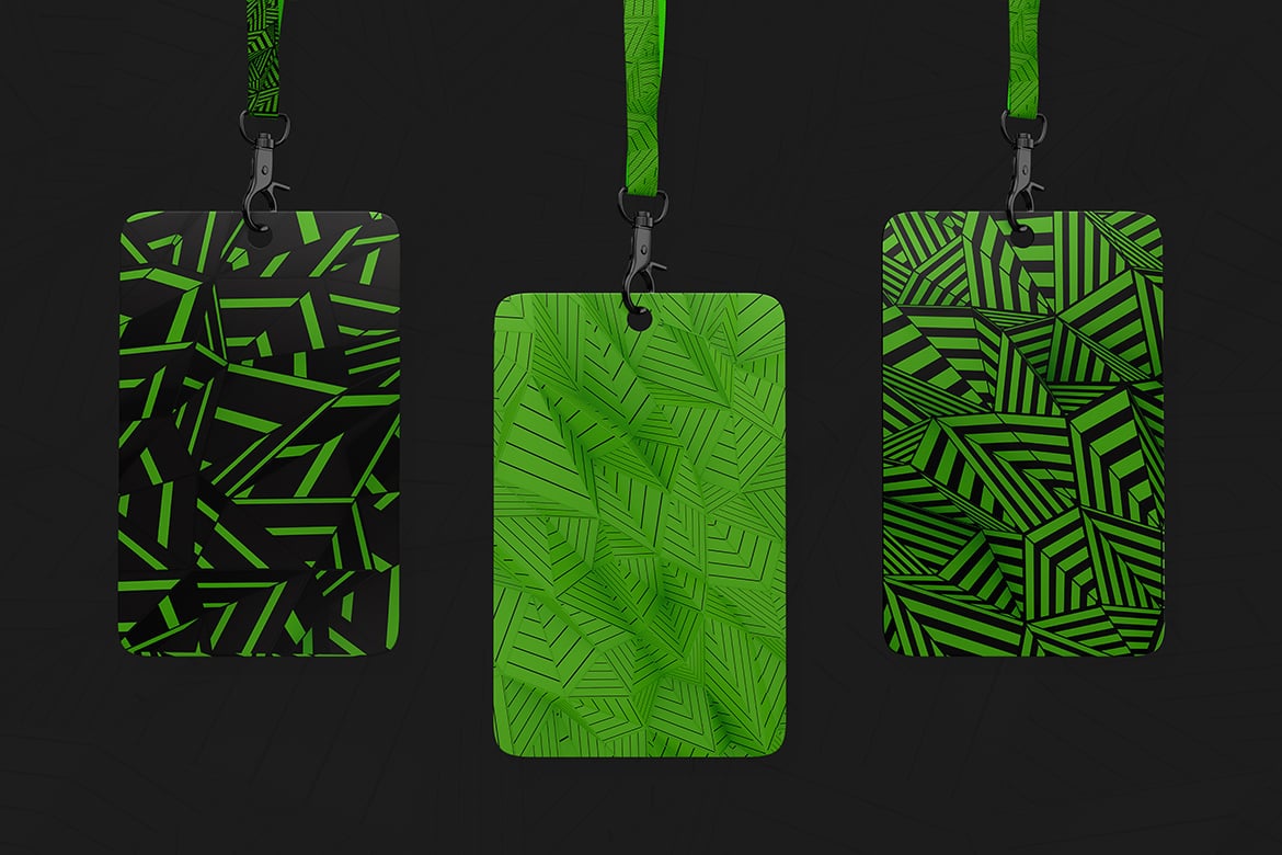 5款绿黑多边形条纹3D背景 Green Black Polygonal Striped 3D Background插图5 5款绿黑多边形条纹3D背景 Green Black Polygonal Striped 3D Background