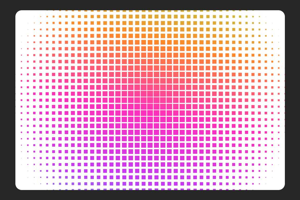 5款彩色方形半色调背景 Colorful Square Halftone Background插图3 5款彩色方形半色调背景 Colorful Square Halftone Background